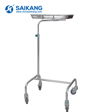 SKH038-2 Chariot de Mayo médical d&#39;acier inoxydable simple d&#39;hôpital